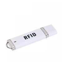 Escáner de Etiquetas RFID USB ISO14443A de 13.56MHz, Lector de Tarjetas Inteligentes NFC para Control de Acceso, Compatible con Teléfonos Android, Hecho de Plástico Resistente