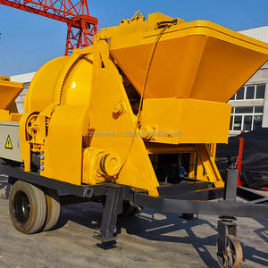 Venta caliente 30m3/H 40m3/H hormigonera portátil móvil con precio de bomba - Product Image 3