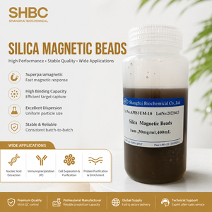 <b>Silica</b> Magnetic <b>Beads</b> for Nucleic Acid Extraction Genomic DNA/RNA Purification Silicon Hydroxyl Surface Coated <b>Beads</b> - Product Image 2