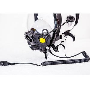 Máscara de gás de rádio de comunicação portátil sem fio com lente antiembaçante - Product Image 5