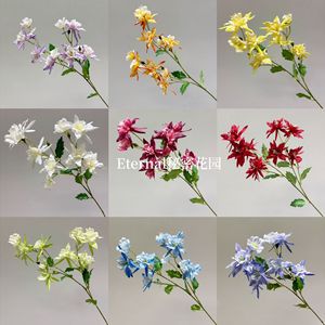 Fleur artificielle Columbine Secret Garden 75cm, style rustique, décorations de mariage - Product Image 5