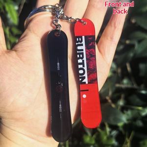 Custom Snowboarder-style Acrylic Keychain Double-sided Pendant Mini Cute <strong>Snow</strong> <strong>Buddy</strong> Business Gift with butterfly Pattern DIY - Product Image 6