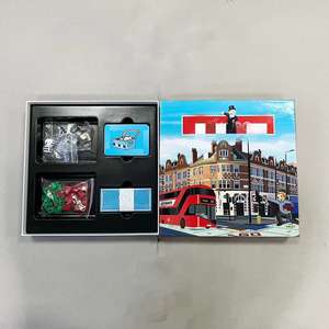 Popular proveedor de juegos de mesa personalizados Casa de plástico y juegos de mesa Monopoli en miniatura de metal para la diversión - Product Image 2