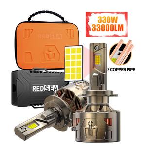 Bombillas LED Para Faros Delanteros de Coche REDSEA R33 de Alto Brillo 330W 33000LM 9006 9005 H4 H7 H11, Luces LED Para Coches H4 H7 - Product Image 1