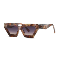 Lunettes de soleil de luxe Punk œil de chat pour femmes et hommes, marque de styliste, tendance, Cool, yeux de chat