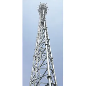 china wholesale manufacturer Low maintenance cell tower 3 legs tubular pole Antennas mast