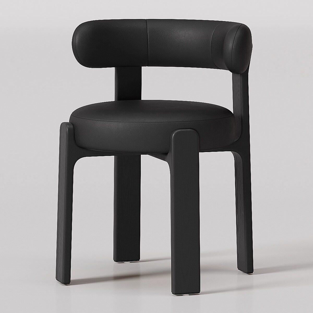 Black wooden frame-wear-resistant super leather