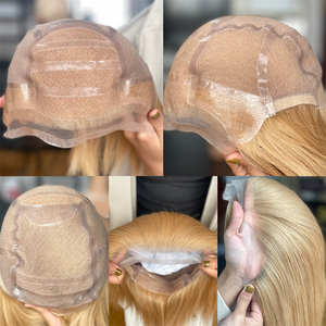 2025 SHY Diseño de lujo Peluca de encaje de cabello humano médico de alta calidad Envío rápido Parte gratis Todas las manos atadas - Product Image 6