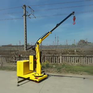 Xách tay có thể gập lại truy cập cân bằng tầng mini cần cẩu điện di động di động sàn Hướng dẫn sử dụng cửa hàng cần cẩu - Product Image 4