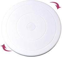 Plateau tournant et embouts en plastique pour décoration de gâteaux Kit d'outils de cuisson pour décoration de gâteaux