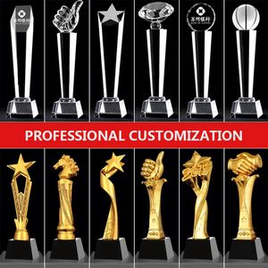 Madera maciza de alta gama personalizada, trofeos de cristal para hacer recuerdos de premios, medallas de madera de lujo de honor/ - Product Image 3