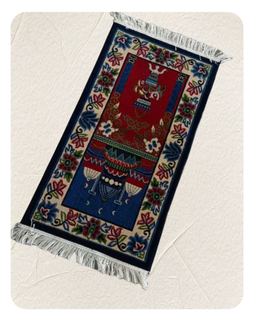 Made in China Wilton Mosque Carpet Wholesale Muslim Rug Lasher Turkish Educational Prayer Mat Praying Carpet