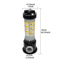 Nouveau style distributeur de produits chimiques pour piscine distributeur de chlore hors sol piscine de chlorinateur automatique