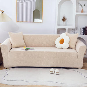 Funda de Sofá Elástica de Jacquard Tejido, Cobertura Total, para Sofá Modular, Antipolvo, Fibra de Poliéster 95%, Uso en Todas las Estaciones - Product Image 2