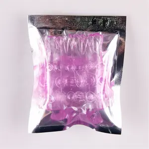 GF Reusable Silicon Condom With Spike Dotted Penis Sleeve For Men