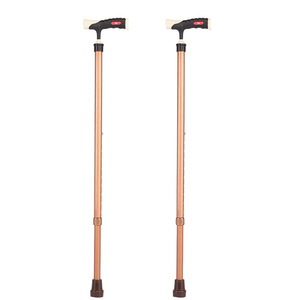 Aluminum Alloy Single Leg Cane Height Adjustable Lightweight Durable Walking Aid For Elderly Support - Product Image 1