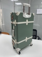 Valise vintage rétro classique Eastshine avec roues pivotantes, disponible en stock, personnalisable en usine
