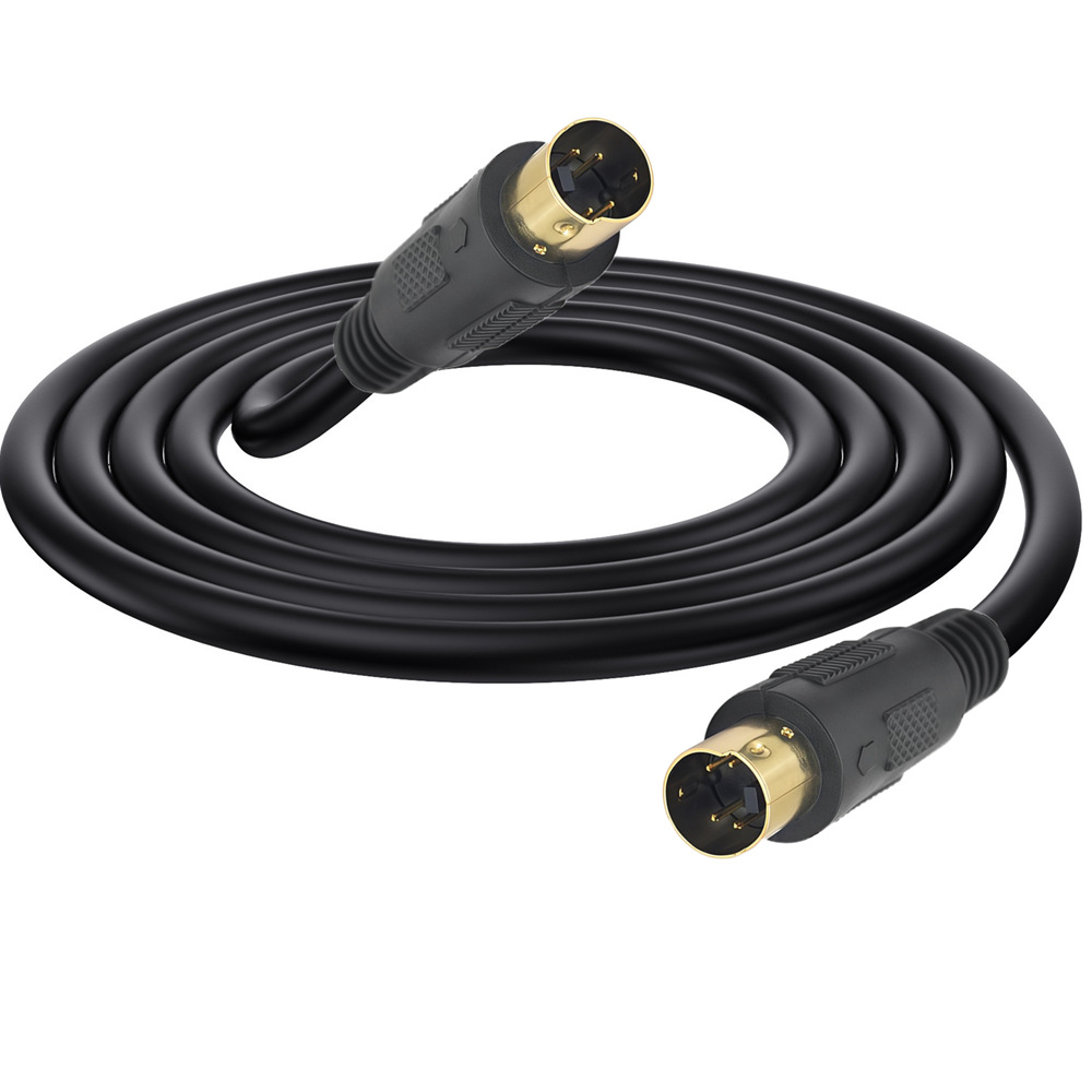 S-Video Cable, Male to Male, Mini Din 4 Pin