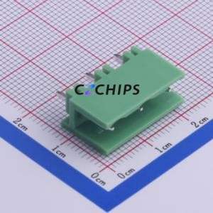 KF2EDGV-7.62-3P Plug-in Terminal Block Through hole,P=7.62mm Connector Board-to-Board / Socket - Open 1x3P 7.62mm Green - Product Image 1