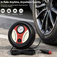 Compresseur d'air portable 12V pour voiture, mini gonfleur de pneus pour voiture, SUV, moto, vélo