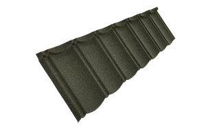 Tuiles métalliques revêtues de pierre résistantes aux chocs et aux chocs, résistantes aux intempéries et aux intempéries, pour les climats chauds. - Product Image 1