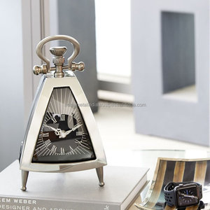 Elegante Reloj de Mesa de Metal, Opciones de Color Personalizadas, Perfecto para Decoración del Hogar con Estilo, Diseño y Forma Únicos, Base Estable por ACMI - Product Image 4