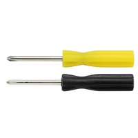 Mini tournevis cruciforme 58 mm de long, manche en plastique, qualité DIY, personnalisable OEM, finition nickelée pour téléphone portable