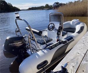 Liya 3,3-5,2 m casco de fibra de vidrio abierto costilla bote inflable barcos de pesca a la venta - Product Image 2