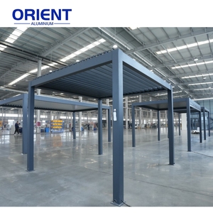 Auvent de <span class=keywords><strong>toit</strong></span> à <span class=keywords><strong>lames</strong></span> d'aluminium motorisées Pavillon <span class=keywords><strong>Pergola</strong></span> Gazebo Pavillon de jardin extérieur pour arrière-cour - Product Image 1