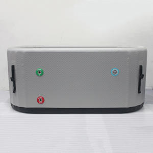 Venta caliente bañera inflable Fitness grandes bañeras de hielo gris al por mayor personalizado - Product Image 4