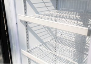 Congélateur vertical commercial en gros pour usine avec portes vitrées, refroidissement par air et contrôle numérique de la température - Product Image 1