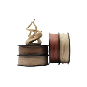 Sting3D 1.75mm wood filament white walnut red nature Wooden neat wound 3d printer filament