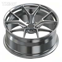 Jantes en alliage d'aluminium forgées à cinq branches, TXING 18 19 20 21 22 23 24 pouces, jantes de voiture personnalisées