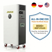 Système d'énergie intelligent 10 kWh à zéro déchet, prêt à l'emploi, système solaire intégré avec onduleur intégré, batterie LiFePO4, réseau/hybride