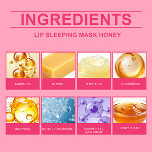 Set de Mascarillas Labiales Hidratantes para Dormir, 4 Sabores, Cuidado Hidratante, Reparación Nocturna, Tratamiento Voluminizador, Marca Privada - Product Image 6