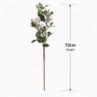 Geurige Jasmijn Zijden Bloem Enkelstam Modern Minimalistisch Kunstbloem voor Thuis Woonkamer Tafeldecoratie