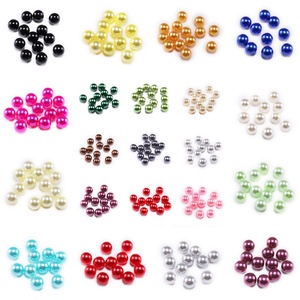 Perlas de imitación ABS sin agujero para joyería y accesorios de ropa, accesorios de perlas sin agujero de plástico - Product Image 5