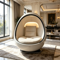 Nouvelle Arrivée Fauteuil Œuf en Fibre de Verre Confortable et Décoratif pour Salon, Hall d'Entrée, Hôtel et Resort