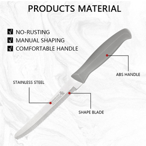 Couteau de Chef Professionnel de Cuisine, Manche Ergonomique en PP TPR, Acier Inoxydable à Haute Teneur en Carbone, Forgé en Usine, Couleurs Personnalisables OEM, DIY - Product Image 4