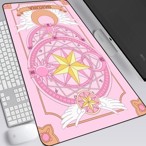 Alfombrilla <span class=keywords><strong>de</strong></span> escritorio Pink <span class=keywords><strong>Sakura</strong></span> <span class=keywords><strong>Card</strong></span> <span class=keywords><strong>Captor</strong></span>, accesorios para juegos, alfombrillas para ratón, alfombrilla para teclado Kawaii, alfombrilla para ratón extendida para Gamer, alfombrilla para mesa - Product Image 2