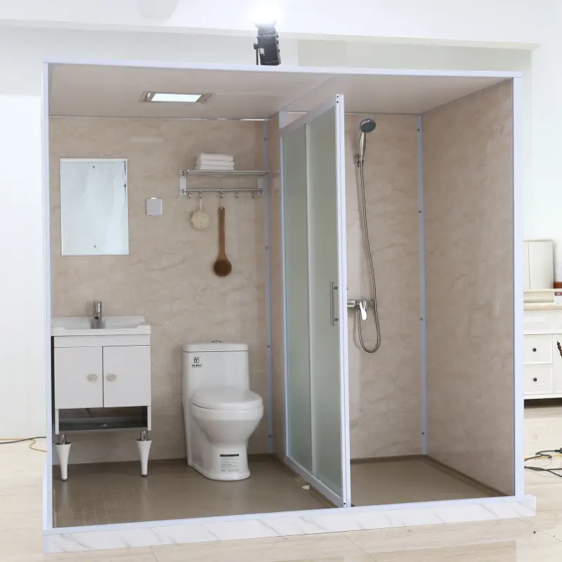 Movable portable integrated simple whole bathroom shower room outdoor hotel customized bathroomhotel bathroom items