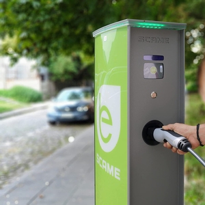Scame 201.CS2424-8 cavo di ricarica per auto elettrica 22 Kw 32 una nuova condizione 7.5m v connessione trifase 16A corrente - Product Image 4