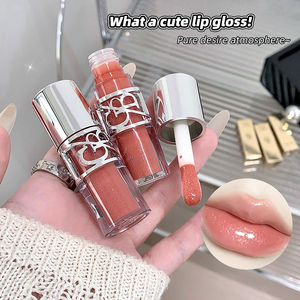 Gege กระจกลิปกลอสแวววาวกันน้ำได้สีสันสดใสให้ความชุ่มชื้นลิปกลอสความงามที่ชัดเจนสำหรับผู้หญิง - Product Image 2