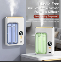 Humidificateur ultrasonique portable avec écran numérique, mural, alimenté par batterie, diffuseur d'huiles essentielles pures pour usage domestique