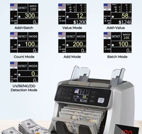 Compteur de devises vertical Chuanwei 160, compteur de dollars américains, d'euros et de devises étrangères, compteur de devises vertical compact