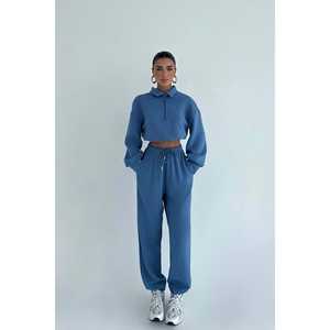 Survêtement d'entraînement Indigo Jagger personnalisé, coupe-vent, respirant, streetwear pour la gym, grandes tailles, imprimé, hiver - Product Image 3