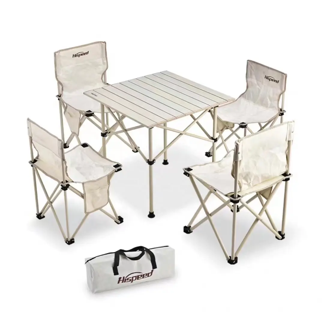 Складной стол HISPEED, Компактный переносной алюминиевый столик, складной металлический, для отдыха на открытом воздухе, пикника, кемпинга