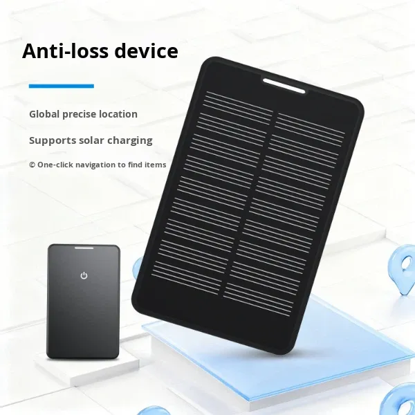 Solar Charging for Enabled IOS Compatible Smart Locator for Ultra-thin Card Anti-lost Device for Keys Luggage Boxes