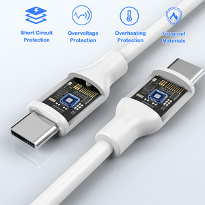 TKT สาย USB Type-C ยาว1ม. สำหรับ <span class=keywords><strong>iPhone</strong></span> & คอมพิวเตอร์3A เร็วแจ็คเก็ต TPE การถ่ายโอนข้อมูลความเร็วสูง - Product Image 2