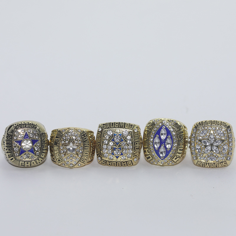 Dallas Cowboys 5 Championship Rings - Trendy & Fashionable